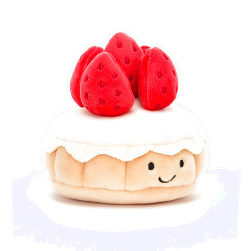 Jellycat Pretty Patisserie Tarte Aux Fraises Food Plush