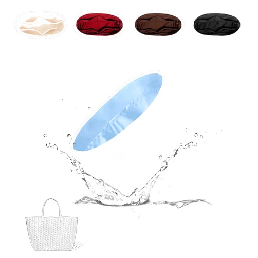 19Neat Thin Waterproof Tote Organizer Insert, Lightweight Bag Shaper Compatible with Goyard Anjou PM, Waterproof Dupontpaper Surface and Silky Satin Lining (Celeste, Anjou PM)