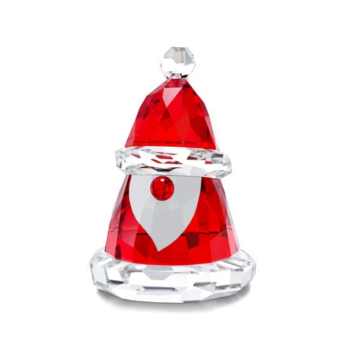 Swarovski Holiday Cheers Santa Claus, Small, Red and Clear Swarovski Crystals, Part of The Swarovski Holiday Cheers Collection