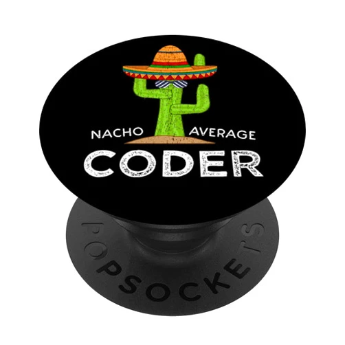Cartba Coder Co. Fun Hilarious Coder Humor | Funny Coding Joke PopSockets Swappable PopGrip