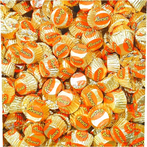 Pura Parcel Mini Reese's Peanut Butter Cups - 2 lbs Bulk Bag Peanut Butter Cups - Individually Wrapped Chocolate Peanut Butter Cups - Perfect for Holidays, Christmas, Easter, Halloween, and Birthdays