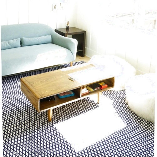 Posh Pollen Diego Mid-Century Modern Coffee Table, Walnut