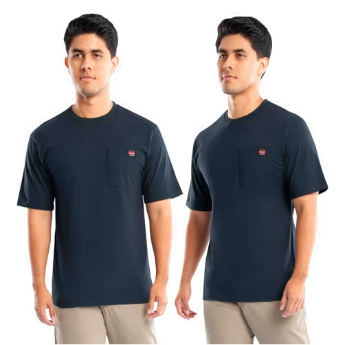 Wrangler Men's Short Sleeve Pocket T-Shirt, 2-Pack