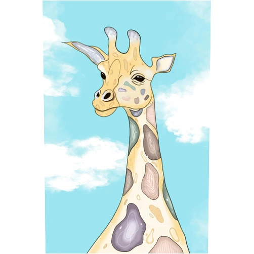 Elly Wilds Artistic Giraffe Journal