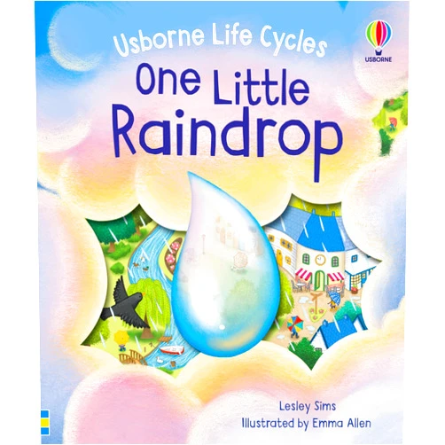 Lesley Sims,Emma Allen One Little Raindrop: A Science Book for Little Children That Explores The Water Cycle Through Interactive Holes on Pages (Life Cycles)