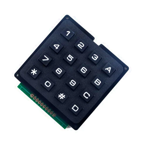 DIYmalls 4x4 Matrix Membrane Keypad 16 Key Keyboard Module Array Switch for Arduino ESP32