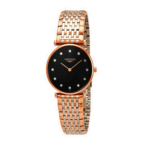 Longines La Grande Classique Black Diamond Dial Ladies Watch L45121577