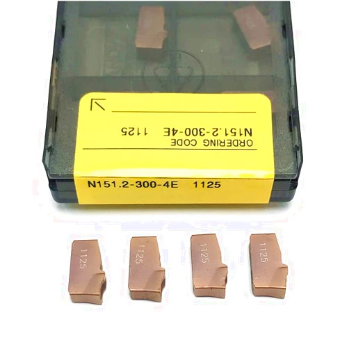 Generic N151.2-300-4E N151.2-200-4E N151.2-400-4E 1025 1125 Single Head Slotted Cut 2mm 3mm 4mm Metal Turning Tools N151.2 Cutting Tool - (Angle: N151.2-300-4E 1125)