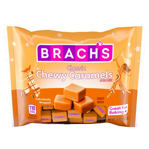 Brach's Brach’s Milk Maid Caramels, Individually Wrapped Candy, 10oz Bag