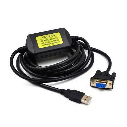Zhupoub PLC Programming Cable USB Interface Compatible with AB USB-1747-CP3 SLC 5/03 5/04 5/05 and Micrologix1400