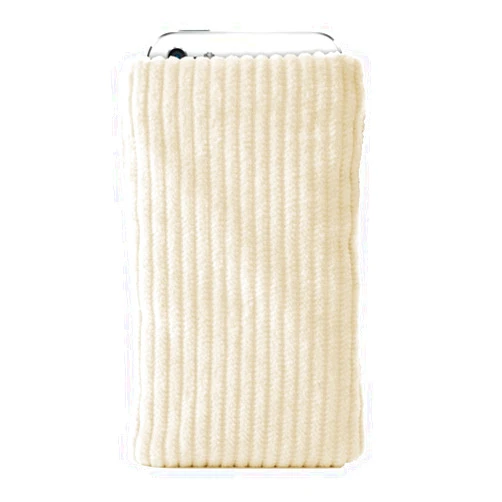 Katinkas USA 4076 Corduroy Sleeve Smart Phone Pouch for Sony Ericsson Xperia mini - 1 Pack - Retail Packaging - Creme