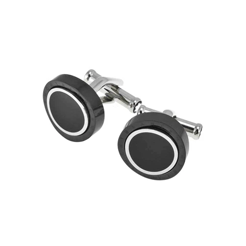 Montblanc Meisterstuck Contemporary Turning Black PVD Cuff Links 104506