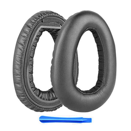 Jingewell Replacement Ear Pads Cushions for Sennheiser PXC 550 PXC 550-II Wireless MB 660 PXC480 Series Headphones Earpads, Headset Leather Ear Cups Repair Parts (Black Cushions for Sennheiser PXC 550)