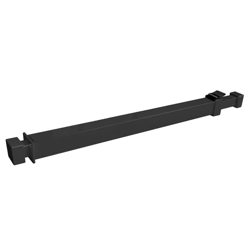 Ideal Security Window or Patio Door Security Bar with Childproof Lock, Adjustable, Black (15.7-26.75 Inches)