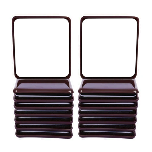 Ezprotekt 16 PCS Self-Stick Furniture Movers Sliders for Carpet, 2.5
