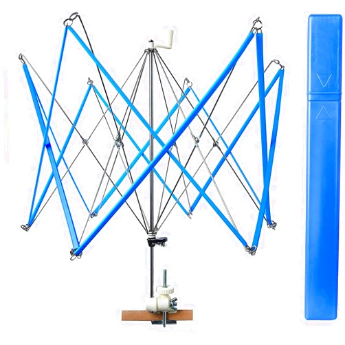 UrbAmerican Yarn Swift Yarn Winder Yarn Ball Winder Knitting Yarn Holder,Packed in Long Boxes., Blue, 42 * 4 * 4