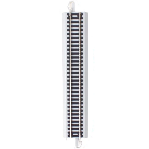 Bachmann Trains - Snap-Fit E-Z Track 9” Straight Track (4/card) - Nickel Silver Rail With Gray Roadbed - HO Scale, 8