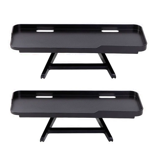 CUISIBOT 2 Pcs Adjustable TV Top Shelf Screen Shelf Monitor Top Shelf TV Top Storage Bracket Computer Screen Shelf for Cellphone Stand, Media Boxes, Game Console, Router and Home (11.8 x 4.7 Inch)