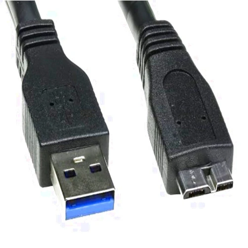 BIPRA OEM SuperSpeed USB 3.0 Cable A to Micro B for WD/Seagate/Clickfree/Toshiba/Samsung External Hard Drives (1.5ft - 50cm - 0.50m)