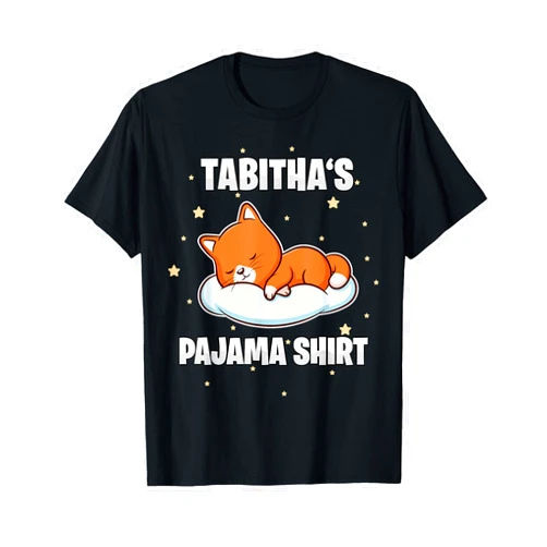 Personalized Nap Time Gift Idea And Sleep Quotes Tabitha's Pajama Shirt - Personalized Sleeping T-Shirt