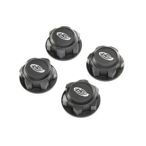 Losi Wheel Nut Captured Black 4 DBXL-E 2.0 LOS352009 Electric Car/Truck Option Parts