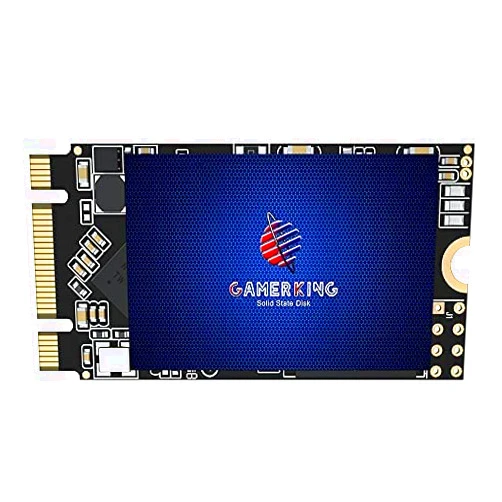 GAMERKING M.2 2242 SSD 256GB 3D NAND TLC SATA III 6 Gb/s, Internal Solid State Drive - Compatible with Desktop PC Laptop (2242 256GB)