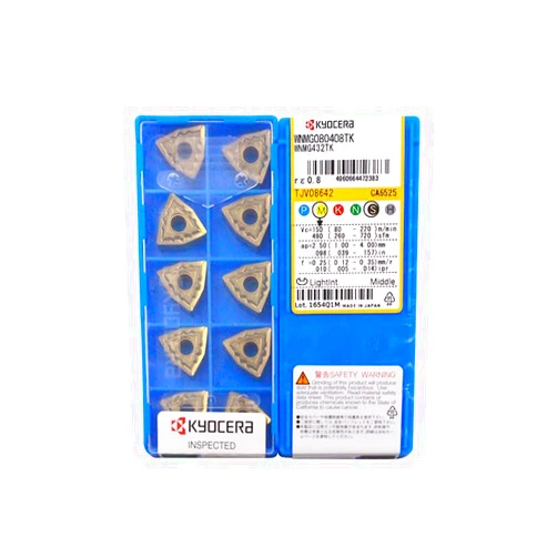 HOOGUU Kyocer a 100% Original WNMG WNMG08 WNMG0804 WNMG080408-TK WNMG080408-TK CA6525 Turning Insert