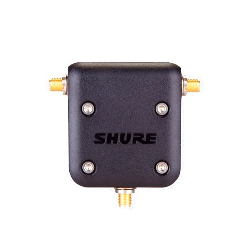 Shure GLX-D+ Dual Band RSMA Dual Band Passive Antenna Splitter - Splits an Incoming Signal into Two Outgoing Signals, Allowing Two GLXD4R+ Receivers to Share a Single Pair of Antennas (UA221DB-RSMA)