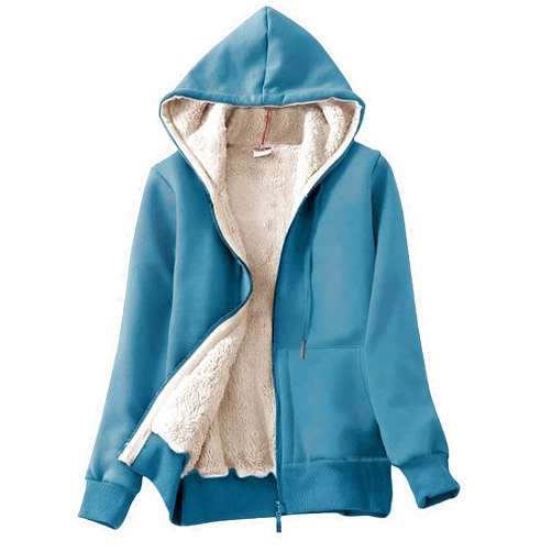 Yeokou Women's Winter Hoodies Pullover Sherpa Fleece Warm Heavyweight Sweatshirt