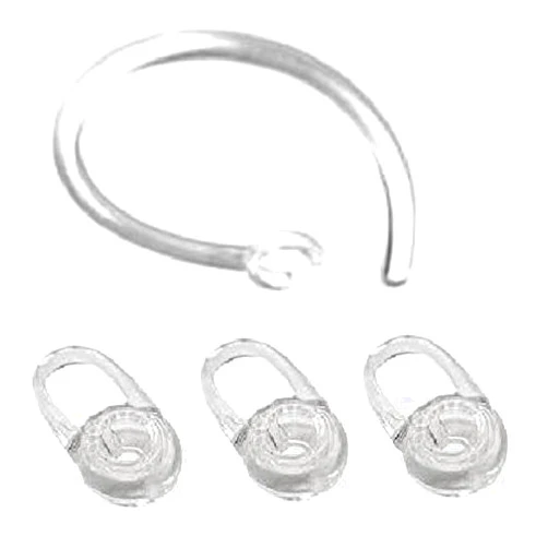 Tricon 3 Replacement Eargel and 1 Earhook for Plantronics M70, M90, Voyager Edge