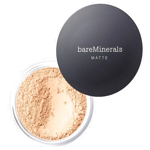 bareMinerals Original Matte Loose Mineral Foundation SPF 15, Powder Foundation Makeup, Buildable Coverage, Reduces Shine, Talc Free Foundation, Vegan