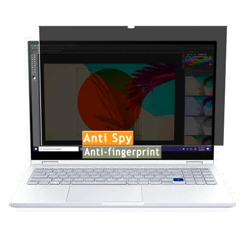 Vaxson Privacy Screen Protector, compatible with Samsung Galaxy Book Flex NP950QCG 15.6