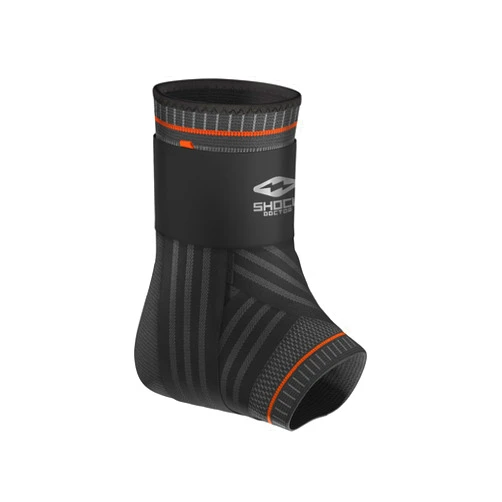 Shock Doctor Ultra Knit Ankle Brace W/Figure 6 Strap & Stays