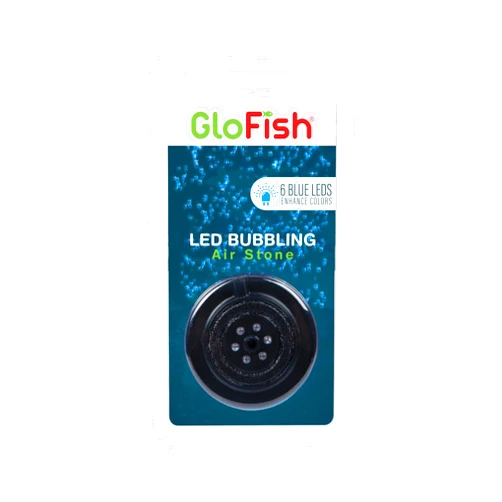 GloFish Blue LED Bubbler, Aquarium Lights With Air Stone For Fish Tanks