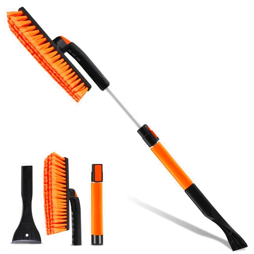 Utopia Home 37” Extendable Snow Brush and Ice Scraper for Car, Truck and SUVs Windshield with Ergonomic Foam Grip, Pivoting Brush Head