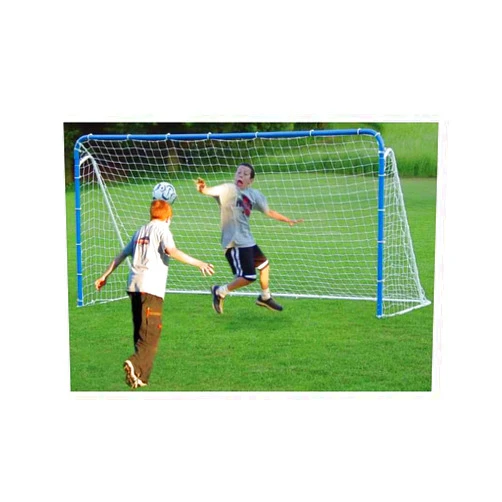 EZGoal 6-in-1 Multi-Sport Folding Tilting Backstop/Goal, Blue (Soccer, Baseball,Golf, Lacrosse, Hockey, Tennis)