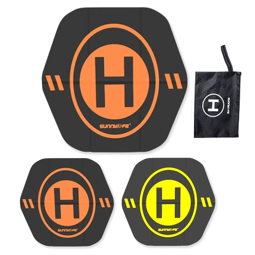 INSYOO Drone Landing Pad Pro 20 inch (50cm) Fast Folding Waterproof Double-Sided Leather Quadcopter Landing Pad for DJI Mavic Air 2/Air 2S/ Mavic Mini 2/ Mini Se/Mavic 2 Pro/Zoom(Drone Accessories)