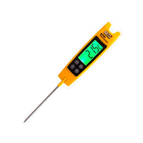UEi Test Instruments UEi PDT655 Differential Temperature Folding Pocket Thermometer, HVAC Digital Thermometer with Backlit Display and Magnetic Mount, Measures -58 to 572°F