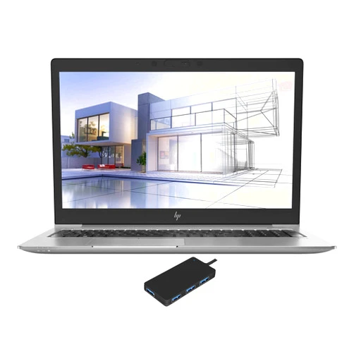 HP ZBOOK 15U G5 Workstation Laptop (Intel i7-8650U 4-Core, 32GB RAM, 512GB PCIe SSD, Intel UHD 620, 15.6