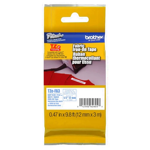 Brother BRTTZEFA3 - TZe-FA3 Label Tape, 1 Unit
