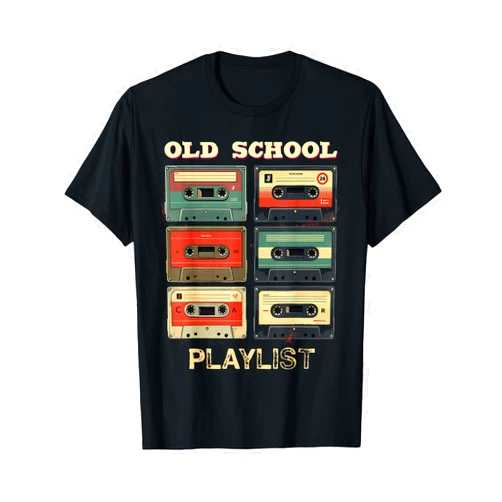 80s Retro Classic Vintage Style Nostalgic Old School Playlist Vintage Cassette Tapes Nostalgic Memory T-Shirt