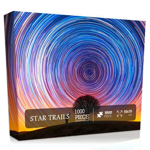 PICKFORU Impossible Difficult Puzzles for Adults, Nature Landscape Puzzles for Adults 1000 Pieces and up, Hard Scenic Jigsaw Puzzle, Colorful Night Sky Challenge Puzzles