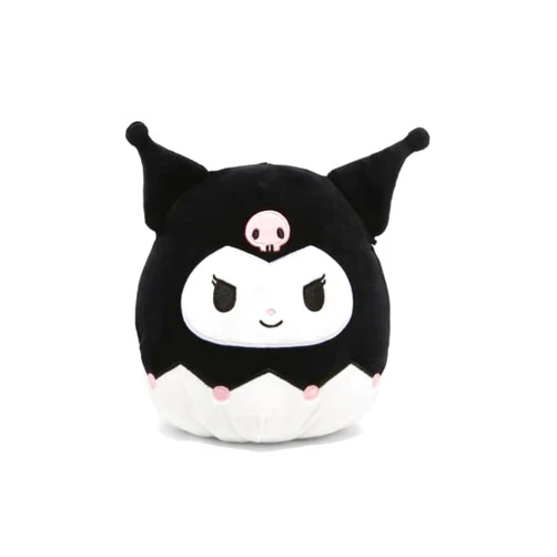 Squishmallows Official Kellytoy Sanrio Squad Squishy Stuffed Plush Toy Animal (Kuromi, 8 Inch) Kuromi 8 Inch