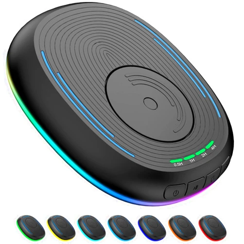 VKAROOD Mouse Jiggler Undetectable Mouse Mover Device with Timer, ON/Off Switch, RGB Breathing Light Mouse Wiggler for Prevent Computer Laptop Screen Sleep (Black)