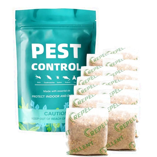 Pevafi Pest Control Pouches, Rodent Repellent Repel Mice, Mouse, Rats, Ants, Roaches, Spiders, Moths & Other Pest, Mouse Rat Repellent Safe for Kids & Pets, Mice Repellent 12P