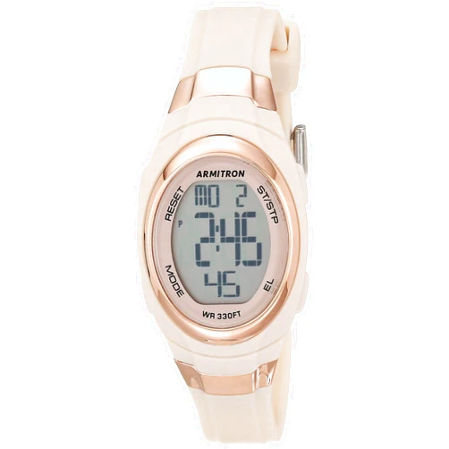 Armitron Sport Women's Digital Chronograph Resin Strap Watch, 45/7034