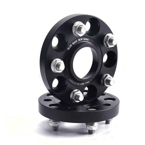BLOXSPORT 5x114.3 Forged Hubcentric Wheel Spacer fit Tesla model 3 / Aluminum 6061T6 Black Anodized (25mm 2pcs)