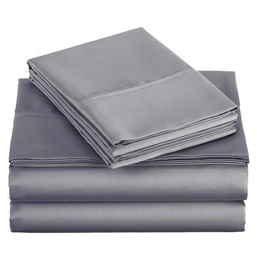 Ras Décor Linen Sheets for Motorhomes & Camper Beds,RV Sheets 38x75 Bunk,Fit up to 8 Inch Deep Brushed Microfiber, Dark Grey - 4 Piece Sheet Set