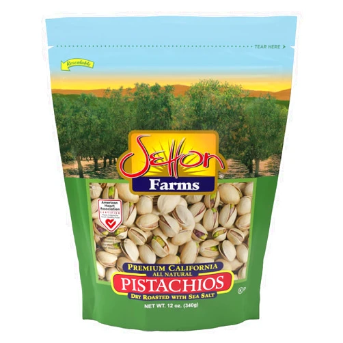 Setton Farms Dry Roasted and Salted Pistachios 12 Oz. Bag Kosher For Passover
