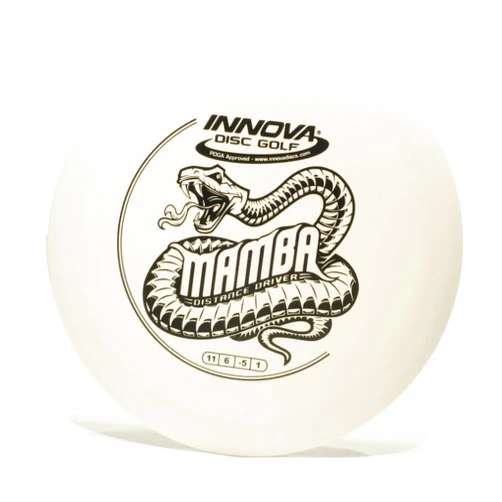 Innova Disc Golf Innova DX Mamba Driver Golf Disc, Pick Color/Weight [Stamp & Exact Color May Vary] White 175-176 Grams